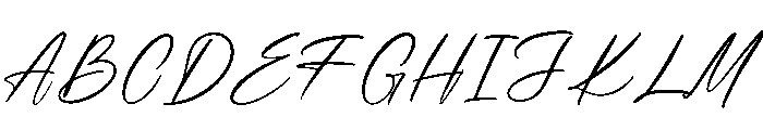 Thosterys Font UPPERCASE