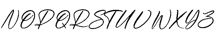 Thosterys Font UPPERCASE