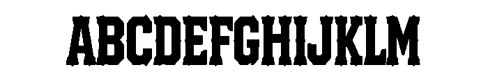 Thravik Font UPPERCASE