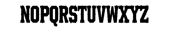 Thravik Font UPPERCASE