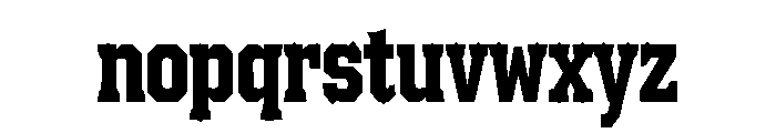 Thravik Font LOWERCASE