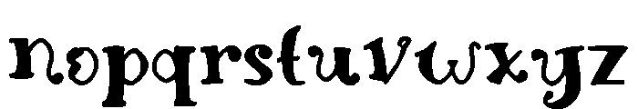 Threadtail_Lamp Font LOWERCASE