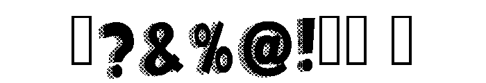Three Second Regular Font OTHER CHARS