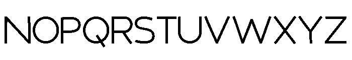 Threedays Font UPPERCASE