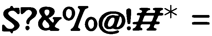 Thresher_Ray Font OTHER CHARS