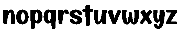 Thrick Humble Regular Font LOWERCASE