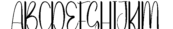 Thrifing Font UPPERCASE