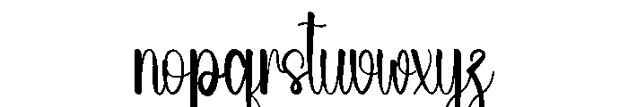Thrifing Font LOWERCASE