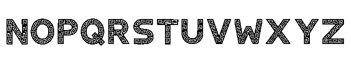 Thrip Regular Font UPPERCASE