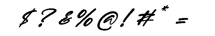 Through Out Italic Font OTHER CHARS