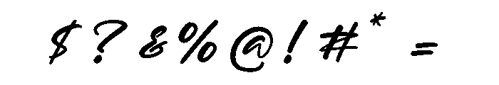 Through Out Font OTHER CHARS