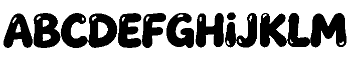 Thrumble Bold Font UPPERCASE
