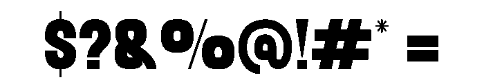 Thrust Regular Font OTHER CHARS