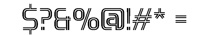 Thryon Regular Font OTHER CHARS