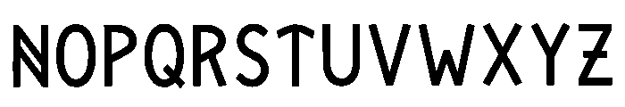 Thul Regular Font UPPERCASE
