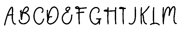 Thumbnail Font UPPERCASE