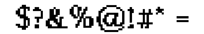 Thumbpix Font Regular Font OTHER CHARS