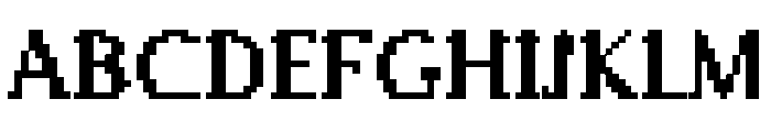 Thumbpix Font Regular Font UPPERCASE