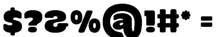 Thumka Regular Font OTHER CHARS