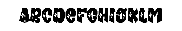 Thunder Blazing FONT