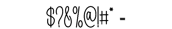 Thunder Breathing Font OTHER CHARS