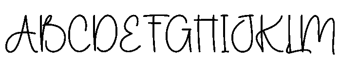 Thunder Breathing Font UPPERCASE