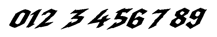 Thunder Hunter Font OTHER CHARS