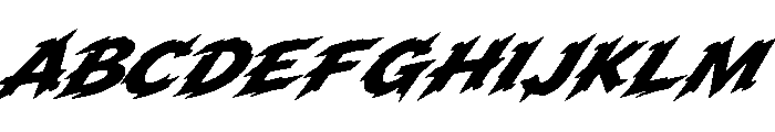 Thunder Hunter Font UPPERCASE