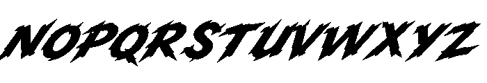 Thunder Hunter Font UPPERCASE