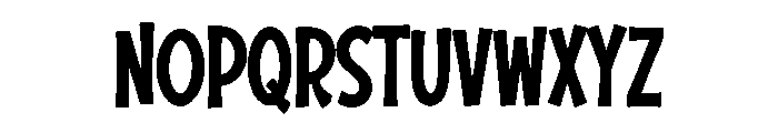 Thunder Pop Font UPPERCASE