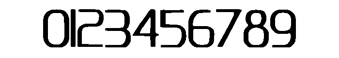 Thunder_Press Font OTHER CHARS
