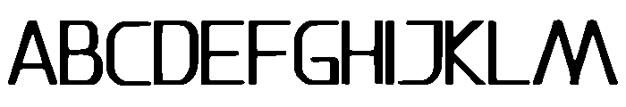 Thunder_Press Font UPPERCASE