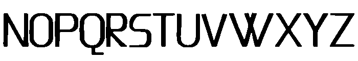 Thunder_Press Font UPPERCASE