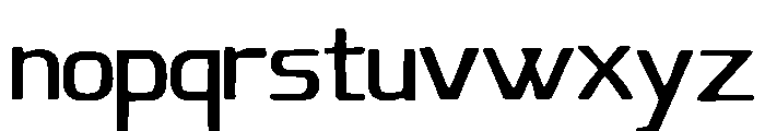Thunder_Press Font LOWERCASE