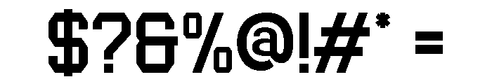 Thunder Punch Regular Font OTHER CHARS