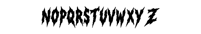 Thunderclaw Metal Font UPPERCASE