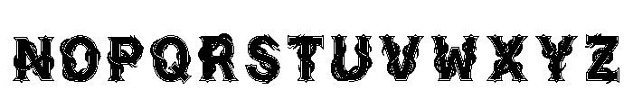 Thur Regular Font LOWERCASE