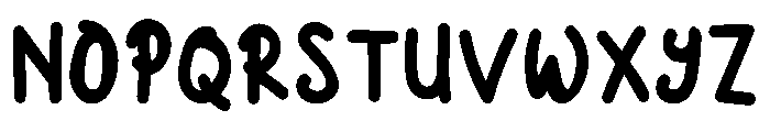 Thursday Christmas Regular Font LOWERCASE