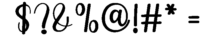 Thursday Christmas Font OTHER CHARS