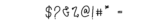 Thursday History Font OTHER CHARS