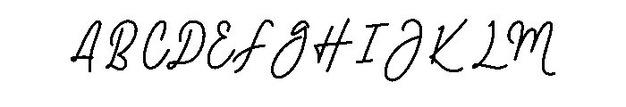 Thursday History Font UPPERCASE