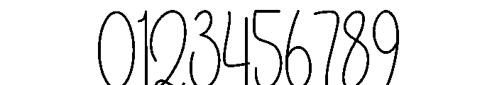 Thursday Rain Font OTHER CHARS