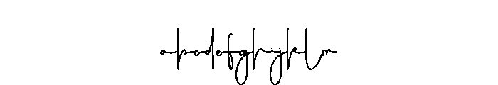 Thursday Signature FONT