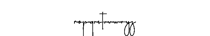 Thursday Signature Font LOWERCASE
