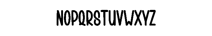 Thursday Snow Font UPPERCASE