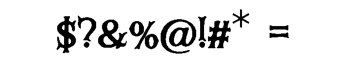 Thursday1 Font OTHER CHARS