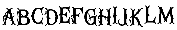 Thursday1 Font UPPERCASE