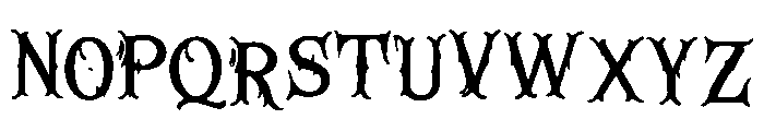 Thursday1 Font UPPERCASE
