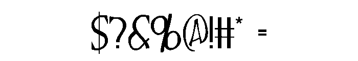 ThursdayNight Font OTHER CHARS