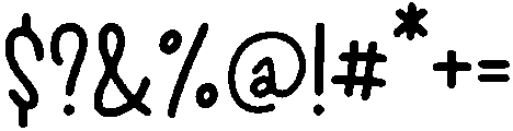 THANKSGIVING Regular otf (400) Font OTHER CHARS